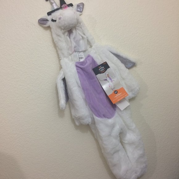 Halloween Costume Unicorn Toddler 2-3T Jumpsuit - Picture 2 of 13